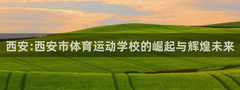 米兰体育官网下载软件：西安:西安市体育运动学校的崛起